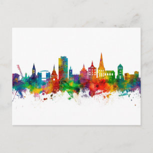 Rostock Tyskland Skyline Vykort
