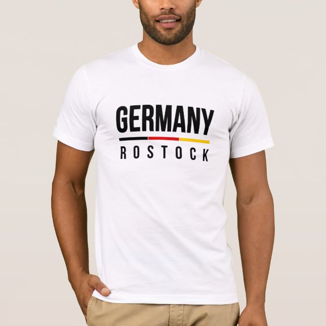 Rostock Tyskland Tröja (Framsida)