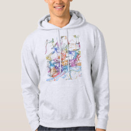 Rostov-na-Donu Ryssland Stadskarta Hoodie