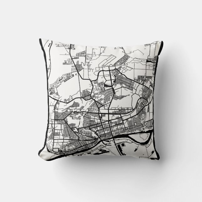 Rostov-on-Don Russia City Map Kudde (Framsida)