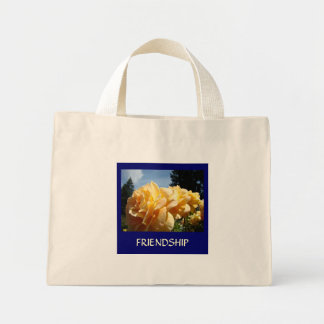 ROSTRÄDGÅRD Totebag VÄNSKAP! Canvasväska presenter Mini Tygkasse