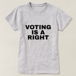 Rösträtt är en rättighet 24:e tillägget tvåsidigt t shirt