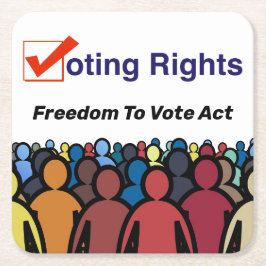 Rösträtt för Höger Rösträtt Underlägg Papper Kvadrat