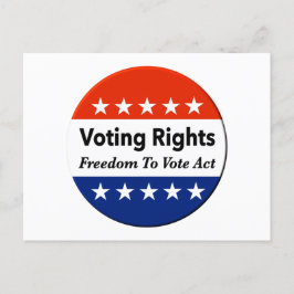 Rösträtt för Höger Rösträtt Vykort