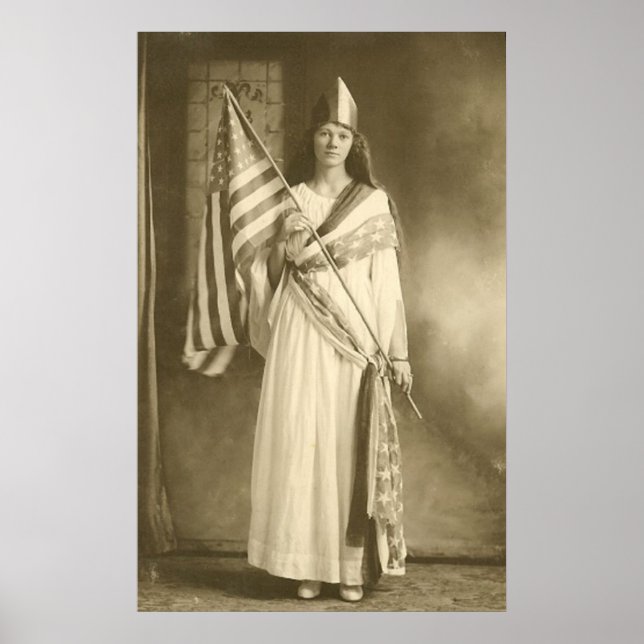 rösträtten i stora poster dam (Framsidan)