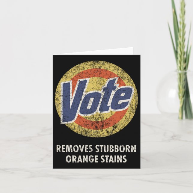 Röstrengöringsmedel - funn Vintage Kort (Framsida)