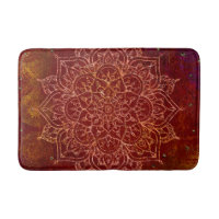 Roströd Mandala Guld Glam Modern Chic