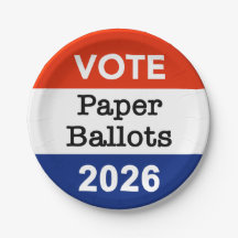 Röstsedlar 2026 Mid-term Valet Pappersmugg
