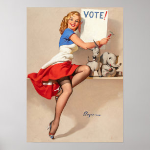 Röststift upp poster