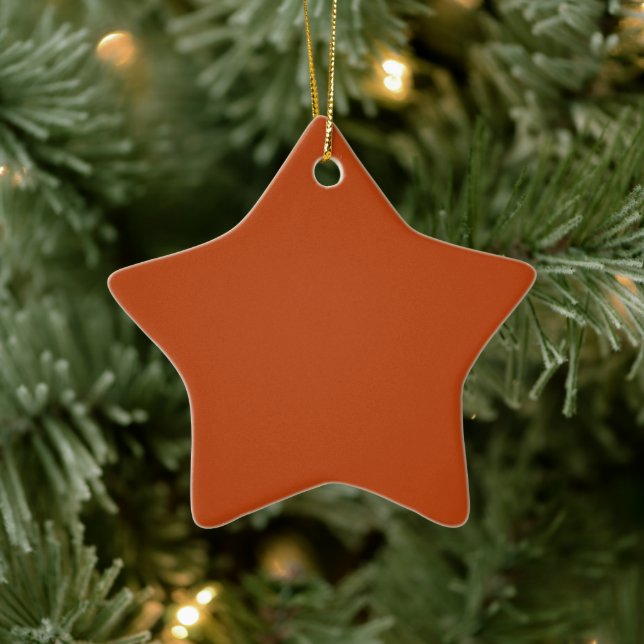 Roststjärna Julgransprydnad Keramik (Träd)