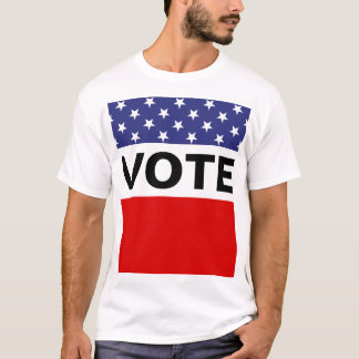 Röststjärnor Rött vitt blått T Shirt