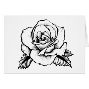 Rosttatuering Hälsningskort