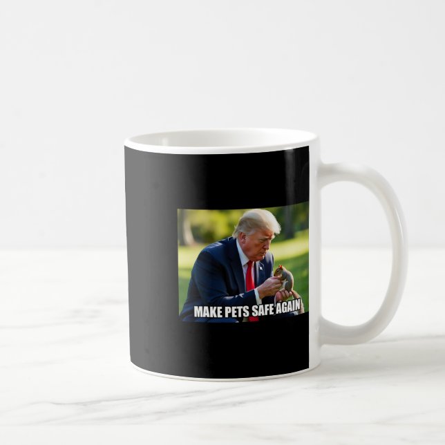 Rösttrumma Mega Gör husdjur Säkra igen Rättsbonu Kaffemugg (Höger)