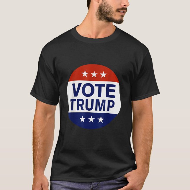 Rösttrump T Shirt T Shirt (Framsida)