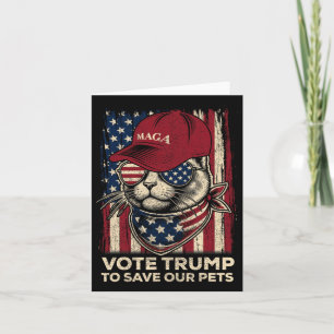 Rösttrumpen till Sparan 2024 Amerikanska Flagga Gi Kort
