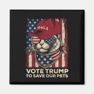 Rösttrumpen till Sparan 2024 Amerikanska Flagga Gi Magnet