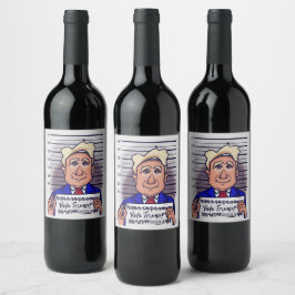 Rösttrumpetiketter för Vin Vinflaska Etikett