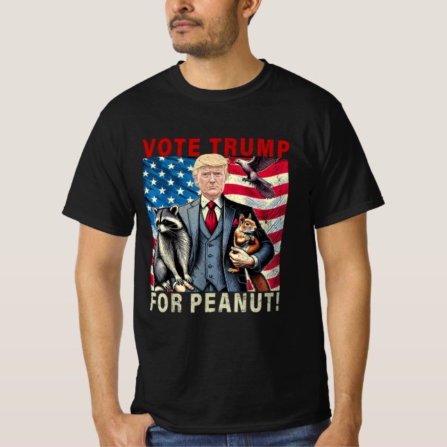 Rösttrumpeturnut, ekorren t shirt (Framsida)