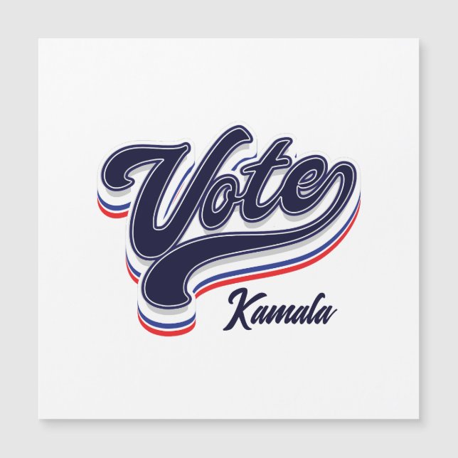 Rösttypografi - valmagnet (Framsida)