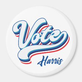 Röstvallypografi Magnet