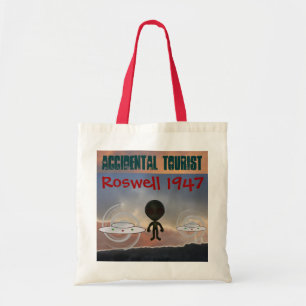 Roswell 1947 bag tygkasse