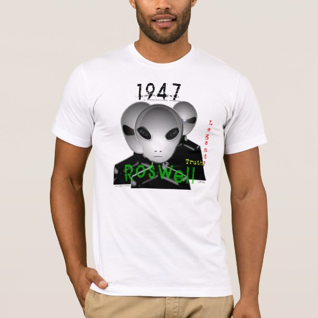 Roswell-1947 T-shirt (Framsida)
