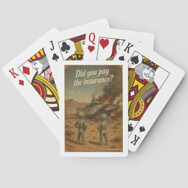 Roswell 40-50s casinokort (Baksidan)