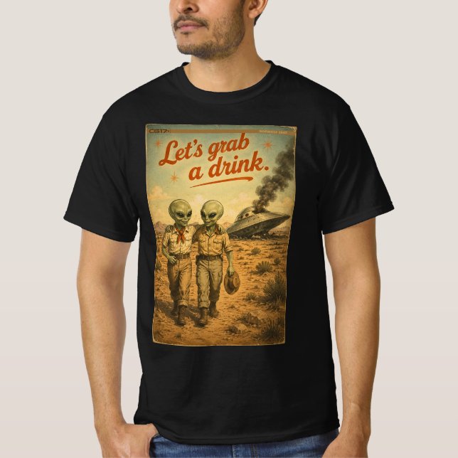 Roswell 40-50s t shirt (Framsida)