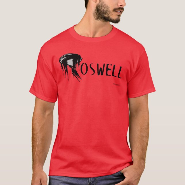 Roswell Abstrakt T Shirt (Framsida)