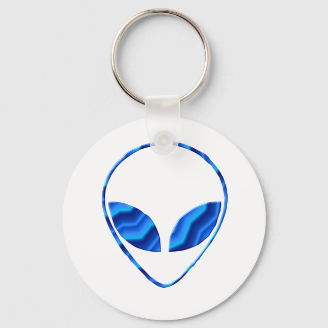 Roswell Alien Keychain Nyckelring (Framsida)