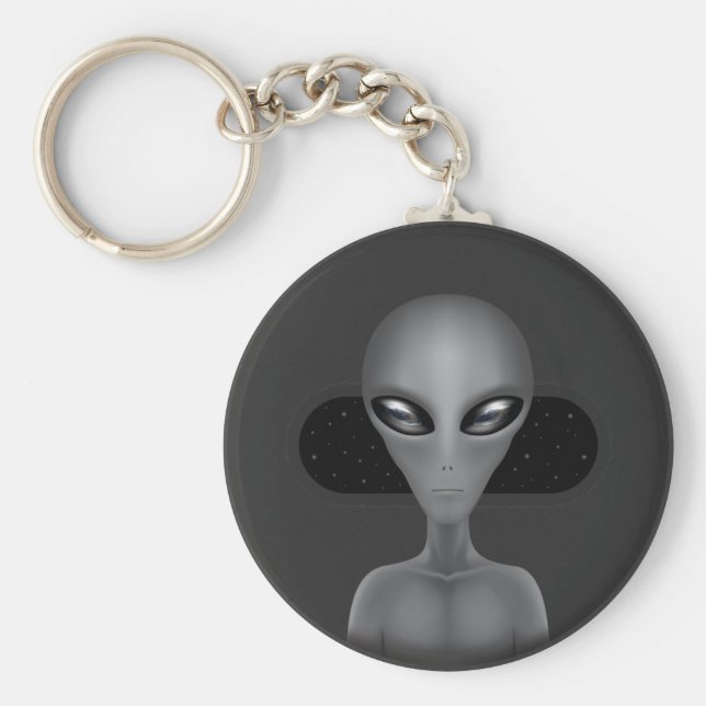 Roswell Alien Nyckelring (Framsidan)