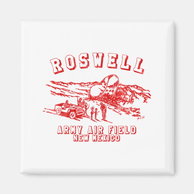 Roswell Army Air Field New Mexico _1  Magnet (Framsidan)