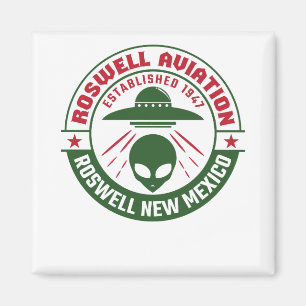 Roswell Aviation, 1947 Magnet
