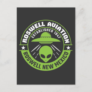 Roswell Aviation, inrättad 1947 Vykort