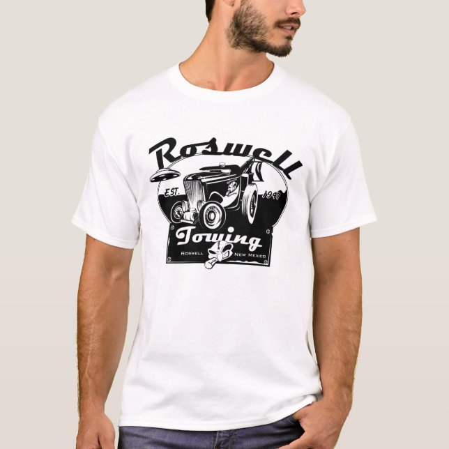Roswell bogsera tee shirt (Framsida)