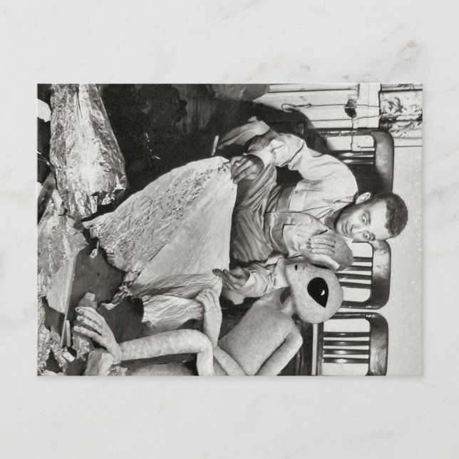 Roswell Crash Vykort (Framsida)