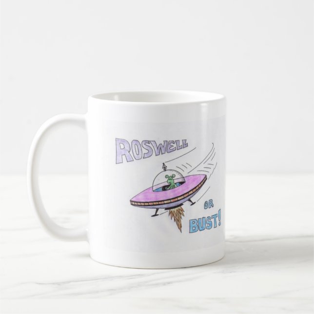 ROSWELL eller INGENTING! Mugg (Vänster)