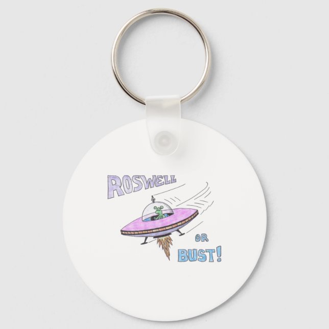 ROSWELL eller INGENTING! nyckelring (Framsida)