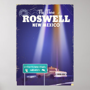 Roswell Extraterrestrial Highway-reseaffisch Poster