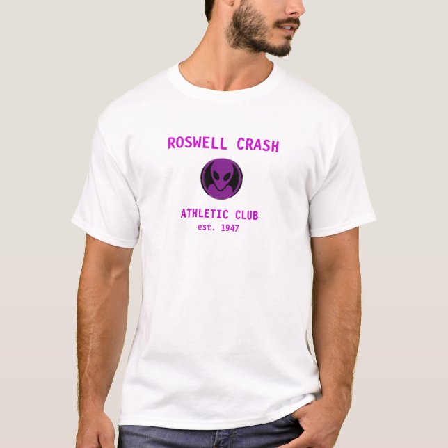 Roswell forcerade lilor tee (Framsida)