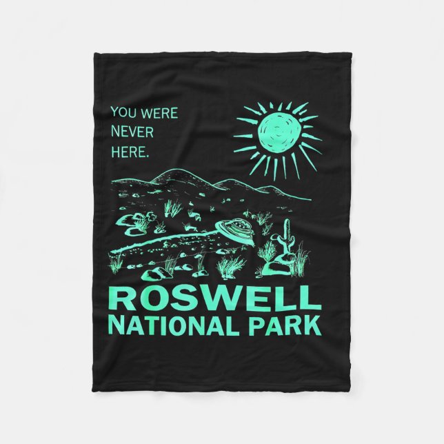 Roswell National Park New Mexico  Fleecefilt (Framsidan)