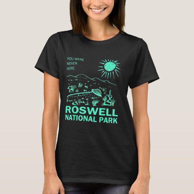 Roswell National Park New Mexico  T Shirt (Framsida)