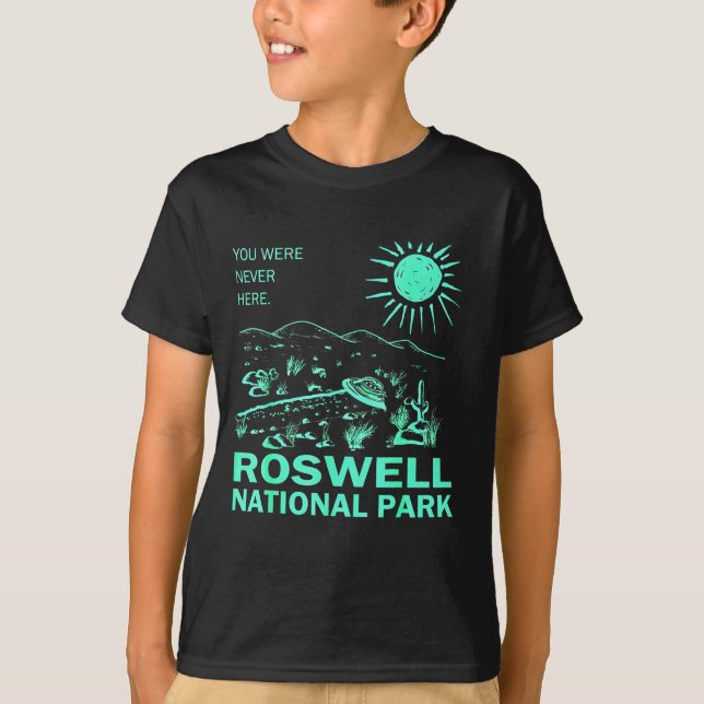 Roswell National Park New Mexico  T Shirt (Framsida)