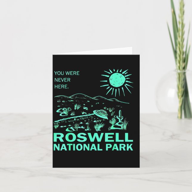 Roswell Nationalpark New Mexico  Kort (Framsida)