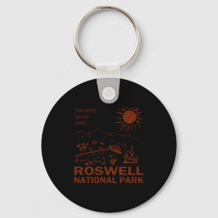 Roswell Nationalpark Ufo Flygande Skål Utomjording Nyckelring