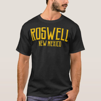 Roswell New Meico NM Vintage Tet Amber Print T Shirt