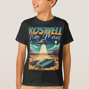 Roswell New Mexico 1947 Utomjordisk Bortföring Ufo T Shirt