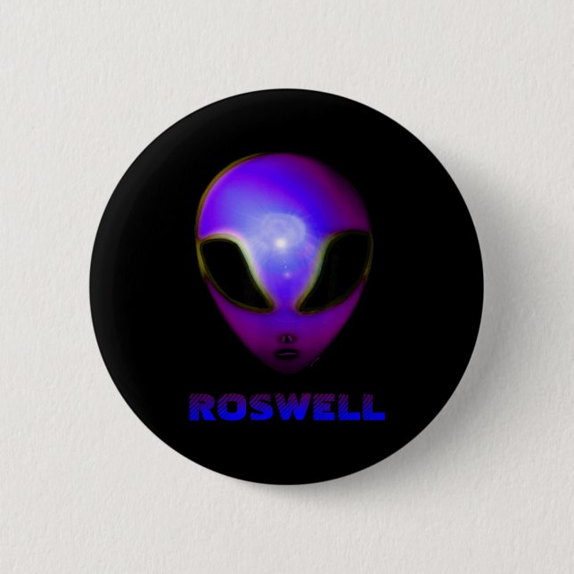 Roswell New Mexico Alien  Knapp (Framsida)