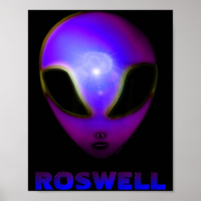 Roswell New Mexico Alien  Poster (Framsidan)