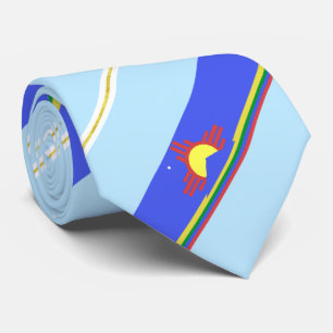 Roswell (New mexico) city flagga Neck Tie Slips